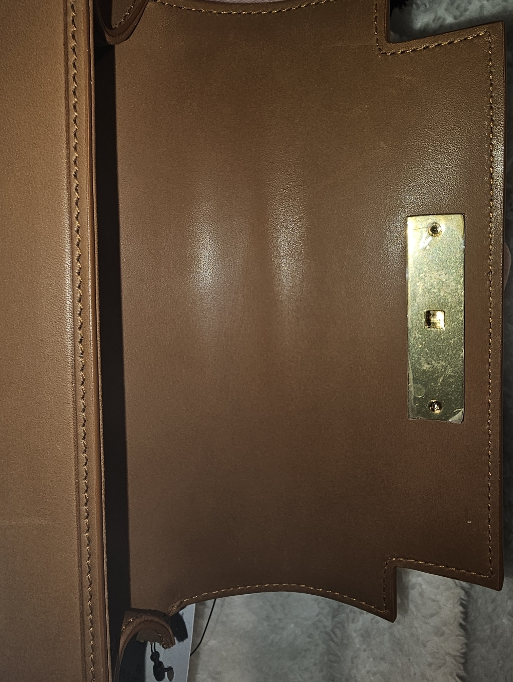 Saint Laurent Manhattan Canvas and Leather Mini Crossbody Bag. - Picture 14 of 16